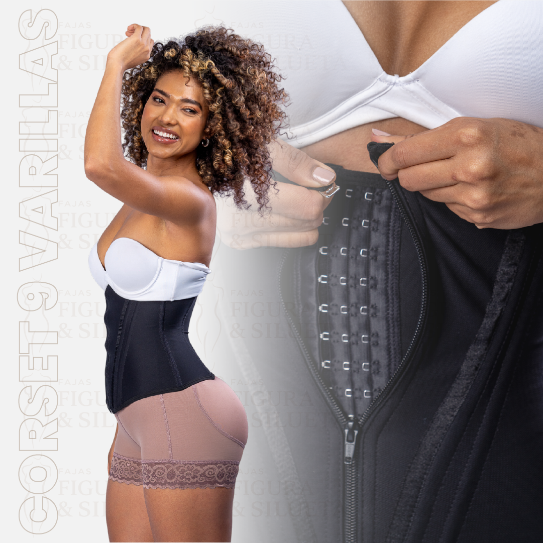 Cinturilla corset 9 varillas
